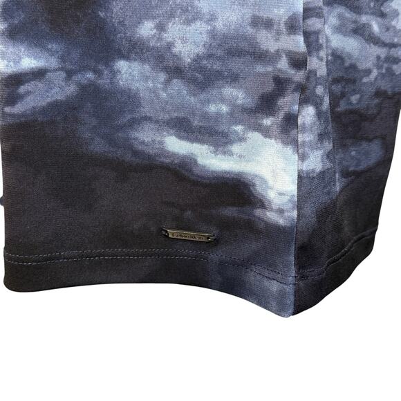 Calvin Klein X-Large Top Sleeveless Stretch Pleated Abstract Keyhole Round Neck - Picture 7 of 10